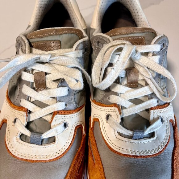 Geox Respira Sandro ABX Sneakers Orange Amphibiox Size 7 - Picture 12 of 16